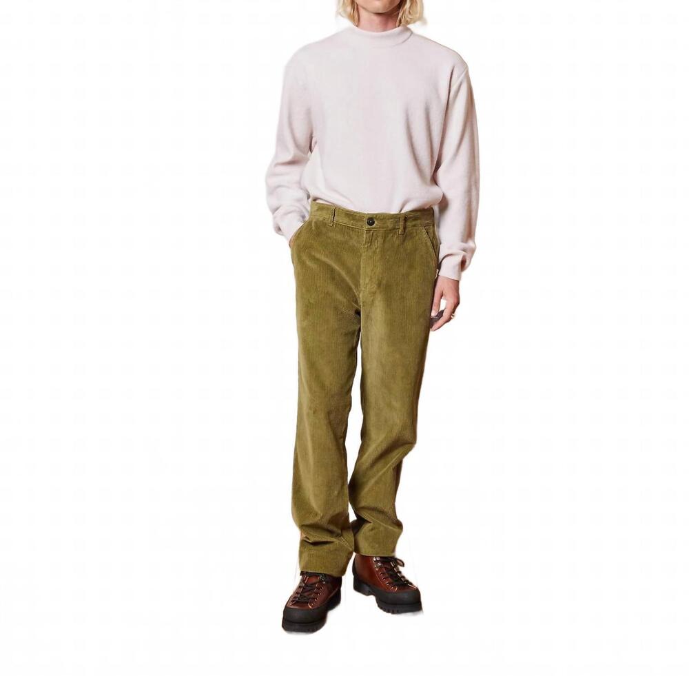 NEW HOMECORE lynch cord trousers in lizard green